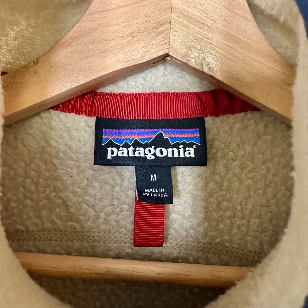 Patagonia Men's Synchilla Fleece Vest Oatmeal Beige Full Zip Pockets Size M‎ - Picture 3 of 12